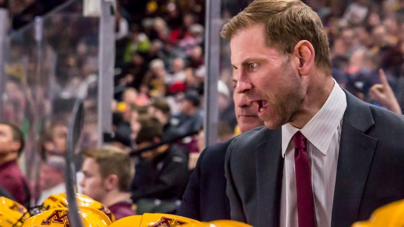 Minnesota Gophers men's hockey head coaching candidate, Grant Potulny.