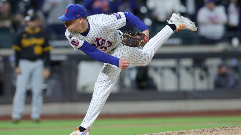 New Minnesota Twins pitcher Drew Smith (with the New York Mets)