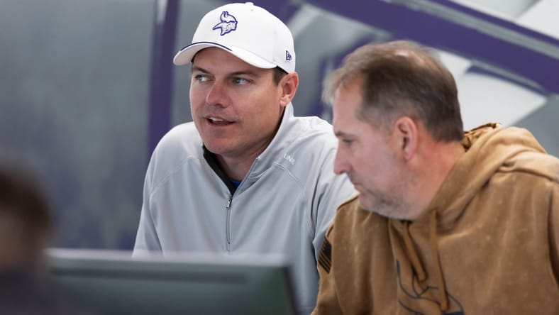 Minnesota Vikings Draft War Room - Kevin O'Connell and Rob Brzezinski