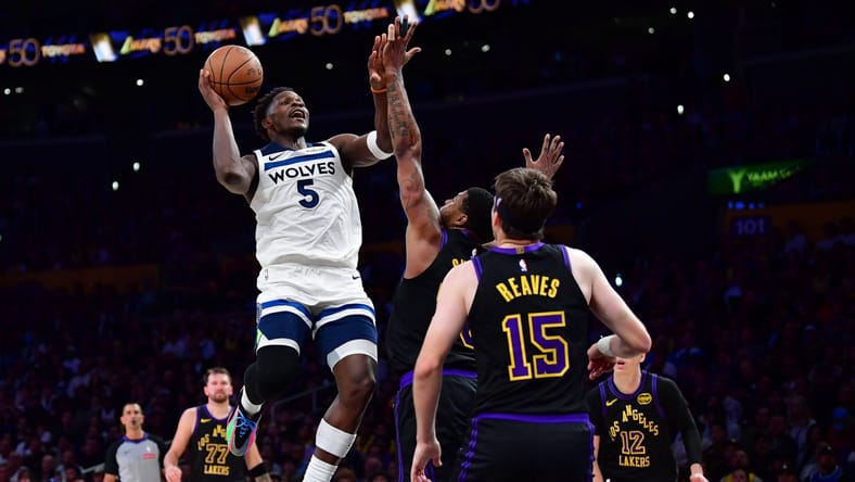 NBA: Minnesota Timberwolves at Los Angeles Lakers