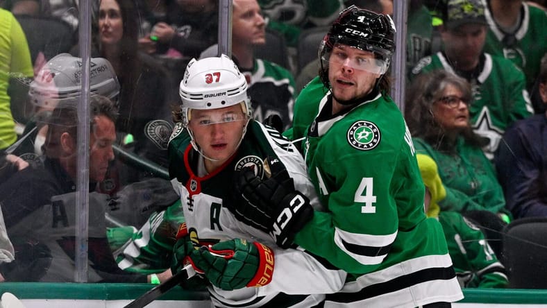 Miro Heiskanen, Kirill Kaprizov - Minnesota Wild at Dallas Stars