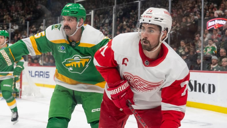 Dylan Larkin: Detroit Red Wings at Minnesota Wild