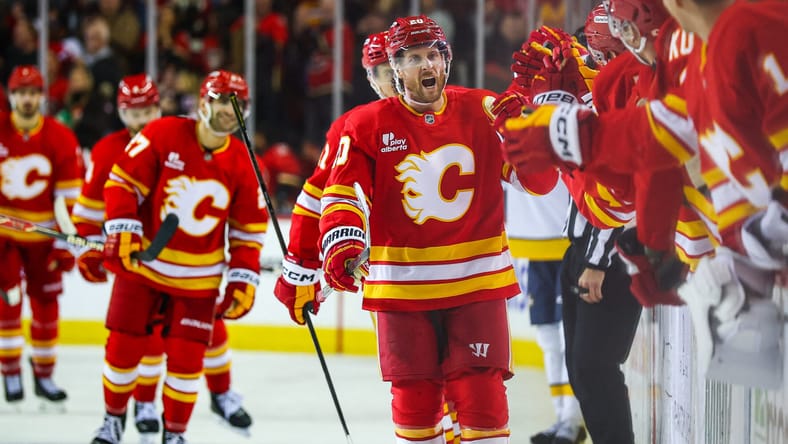 New Minnesota Wild center, Blake Coleman - Nashville Predators at Calgary Flames