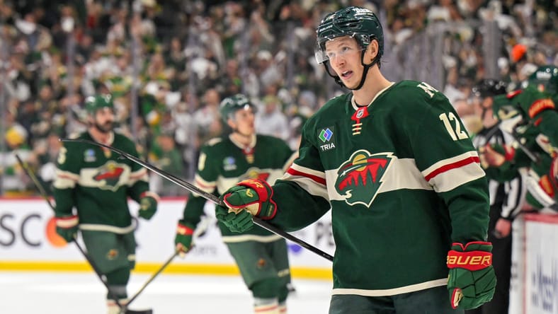 Matt Boldy - Stanley Cup Playoffs-Dallas Stars at Minnesota Wild