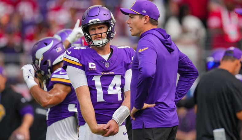 Sam Darnold and Kevin O'Connell - Minnesota Vikings