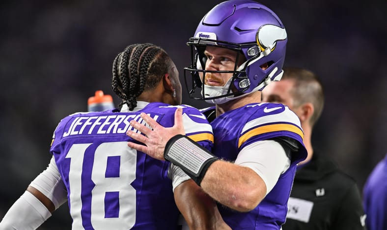 Justin Jefferson, Sam Darnold - Minnesota Vikings