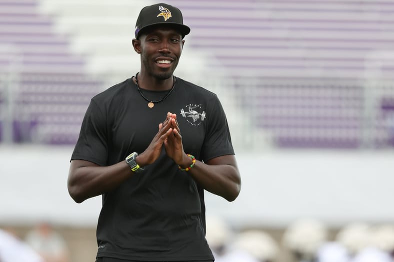 Minnesota Vikings general manager Kwesi Adofo-Mensah - 2025 NFL Combine