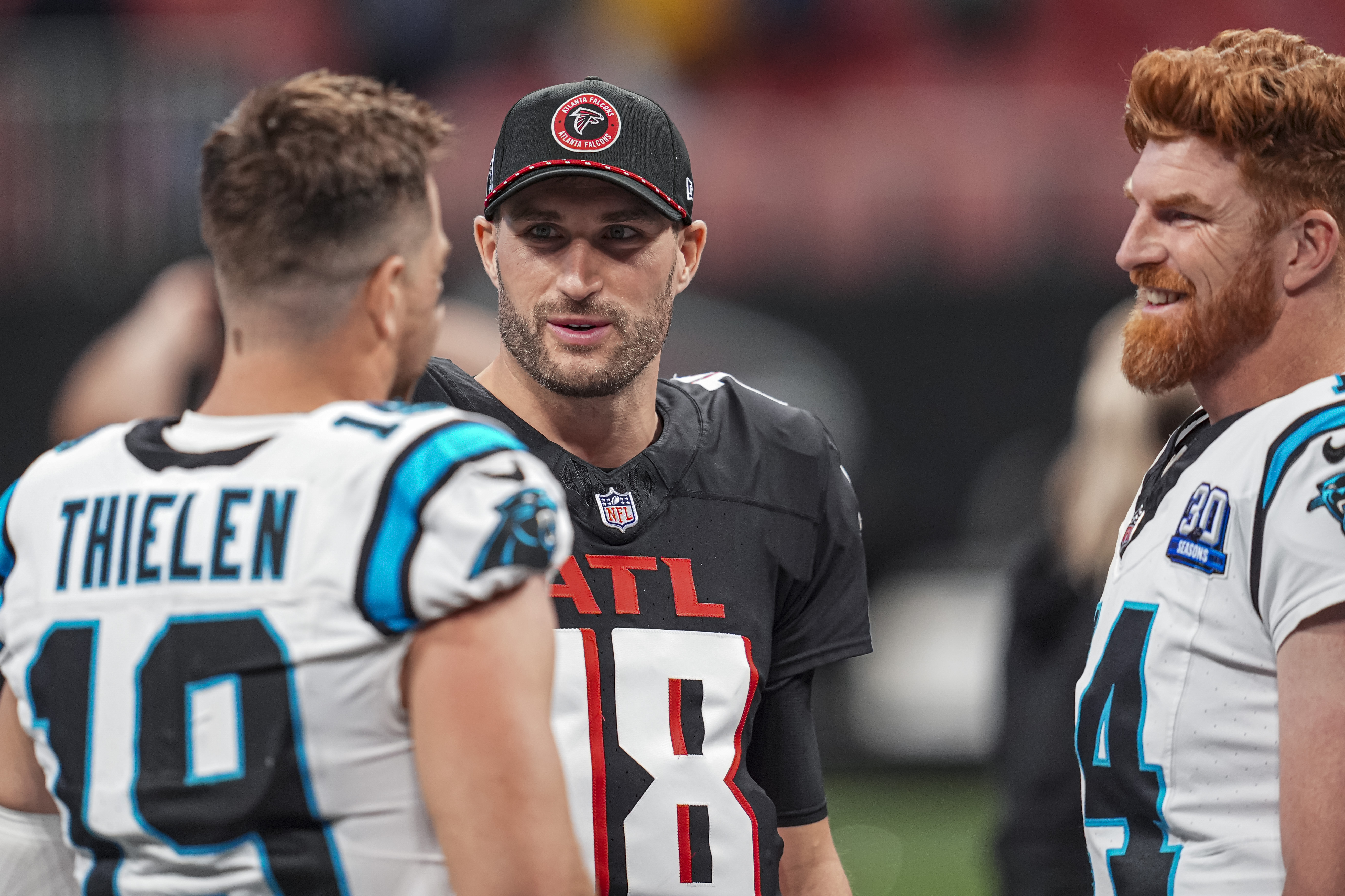 Former Minnesota Vikings, Kirk Cousins and Adam Thielen - Atlanta Falcons vs Carolina Panthers