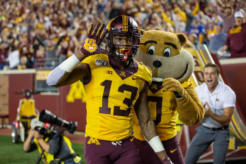 Rashod Bateman - South Dakota State at Minnesota