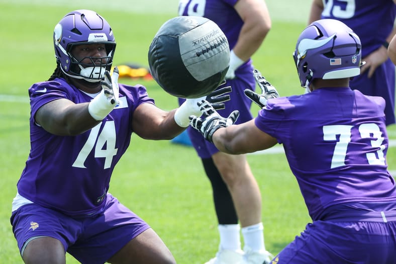 Donovan Jackson - Minnesota Vikings Minicamp