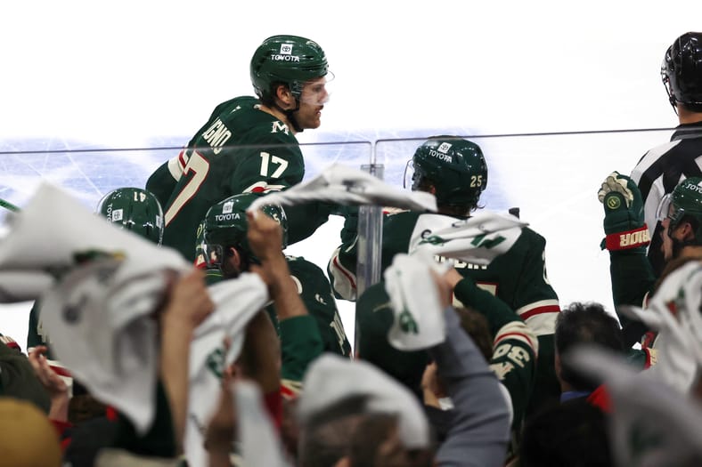 NHL: Stanley Cup Playoffs-Vegas Golden Knights at Minnesota Wild