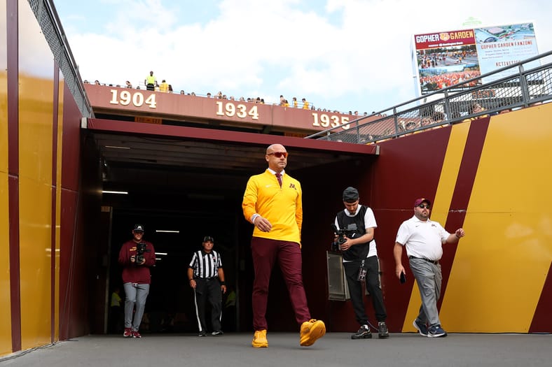 PJ Fleck - NCAA Football: Buffalo at Minnesota