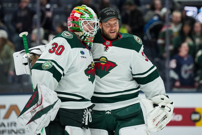 Filip Gustavsson, Jesper Wallstedt - Minnesota Wild