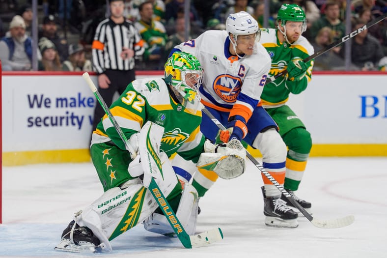 Anders Lee - New York Islanders at Minnesota Wild