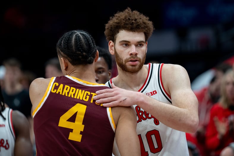 Braeden Carrington, Jamison Battle - Minnesota Gophers vs Ohio State Buckeyes