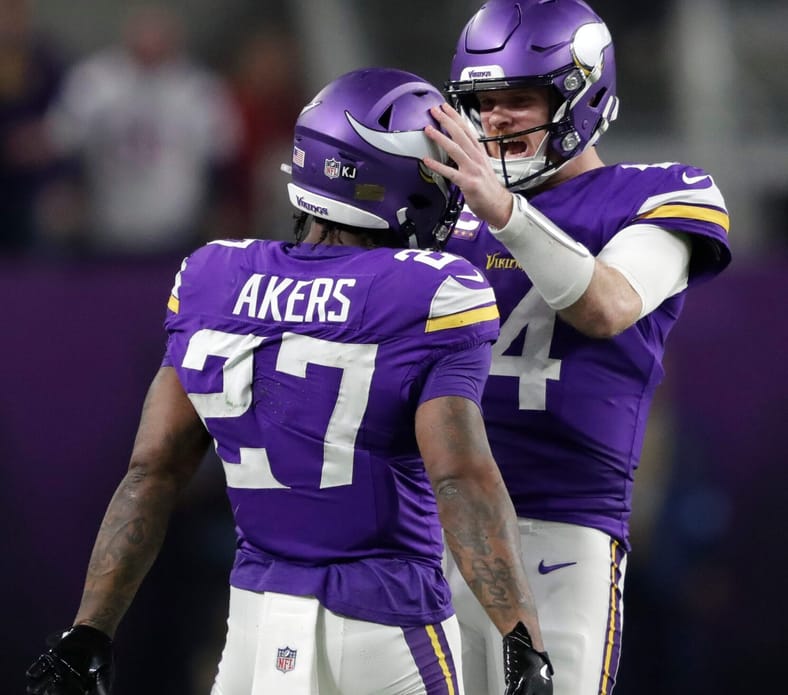 Cam Akers, Sam Darnold - Minnesota Vikings