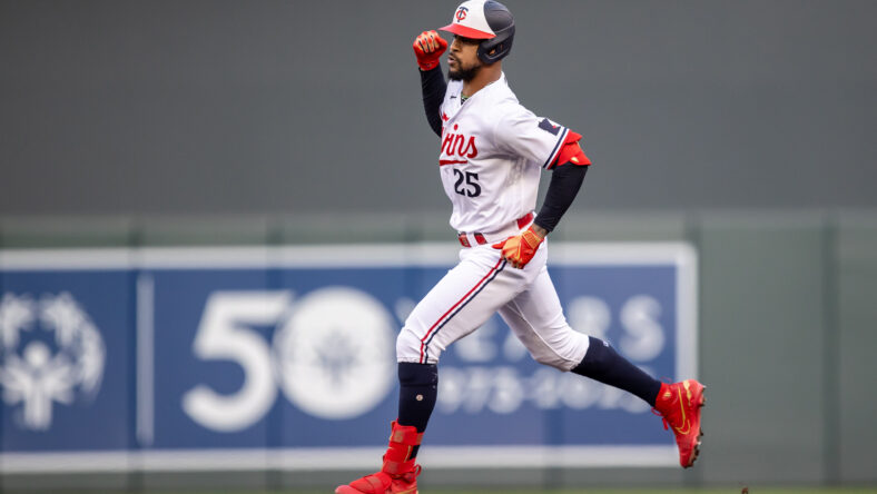 Byron Buxton Minnesota Twins Knee Soreness