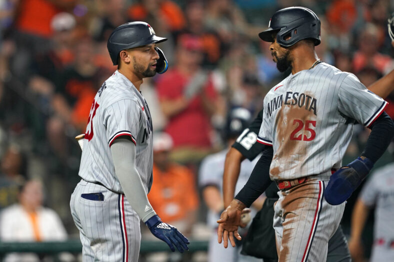 royce lewis byron buxton mlb playoff roster 2023 minnesota twins postseason designated hitter dh center field 3rd base