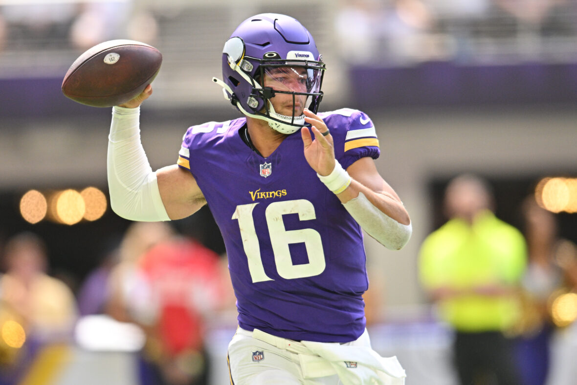Minnesota Vikings name rookie Jaren Hall starting QB for Sunday night