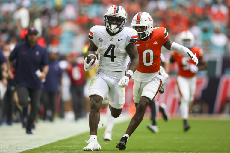 NCAA Football: Virginia at Miami