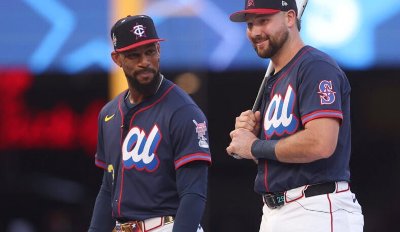 Byron Buxton and Cal Raleigh - MLB All-Star Game Home Run Derby - 2025
