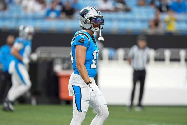Adam Thielen : Carolina Panthers Training Camp