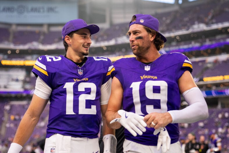 Adam Thielen, Max Brosmer - Minnesota Vikings