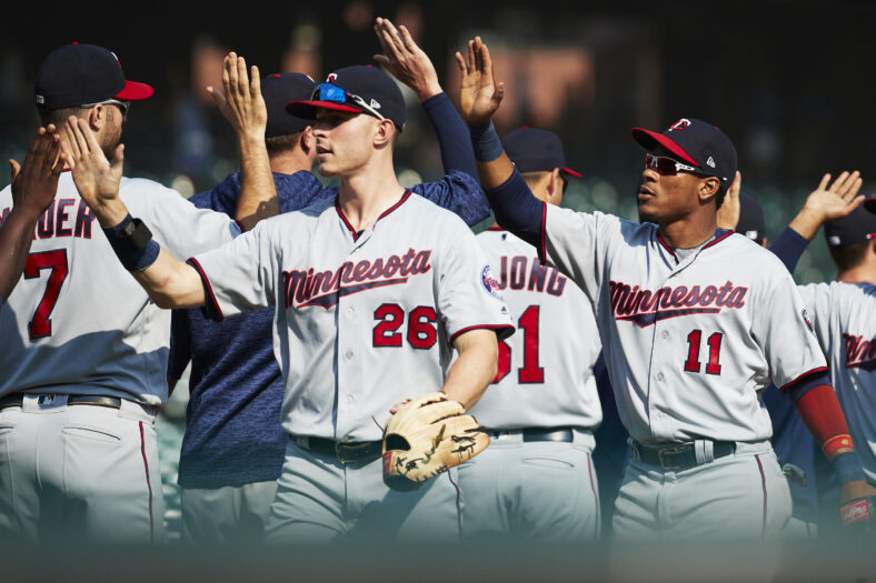 Max Kepler, Jorge Polanco - Minnesota Twins at Detroit Tigers